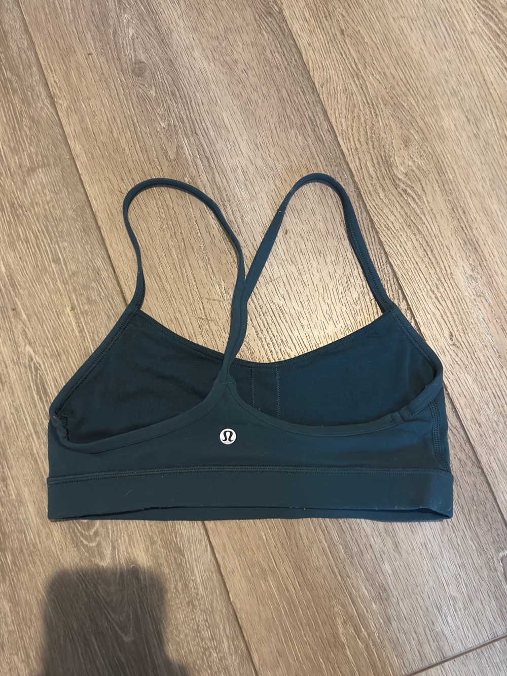 Green Lululemon Flow Y Bra